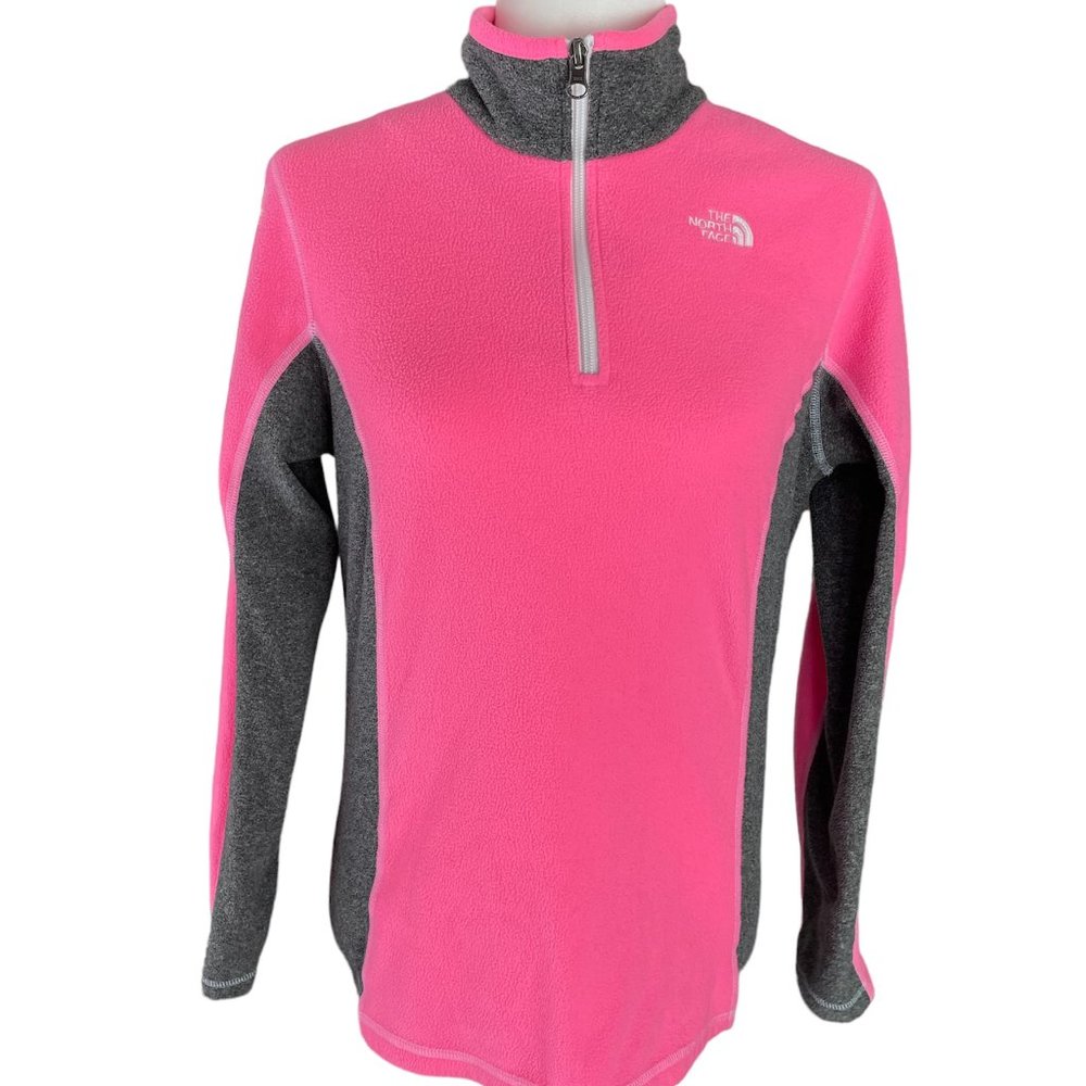 The North Face 1/4 Zip Fleece Pullover Girls - Size XL